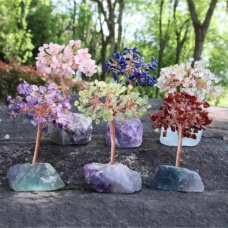 Gemstone Crystal Trees Meaning Benefits Placement